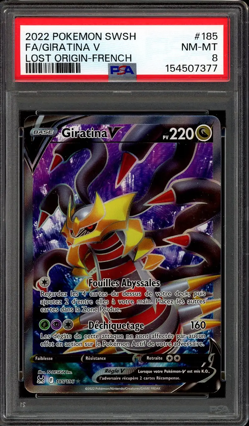 PSA 8 Giratina V