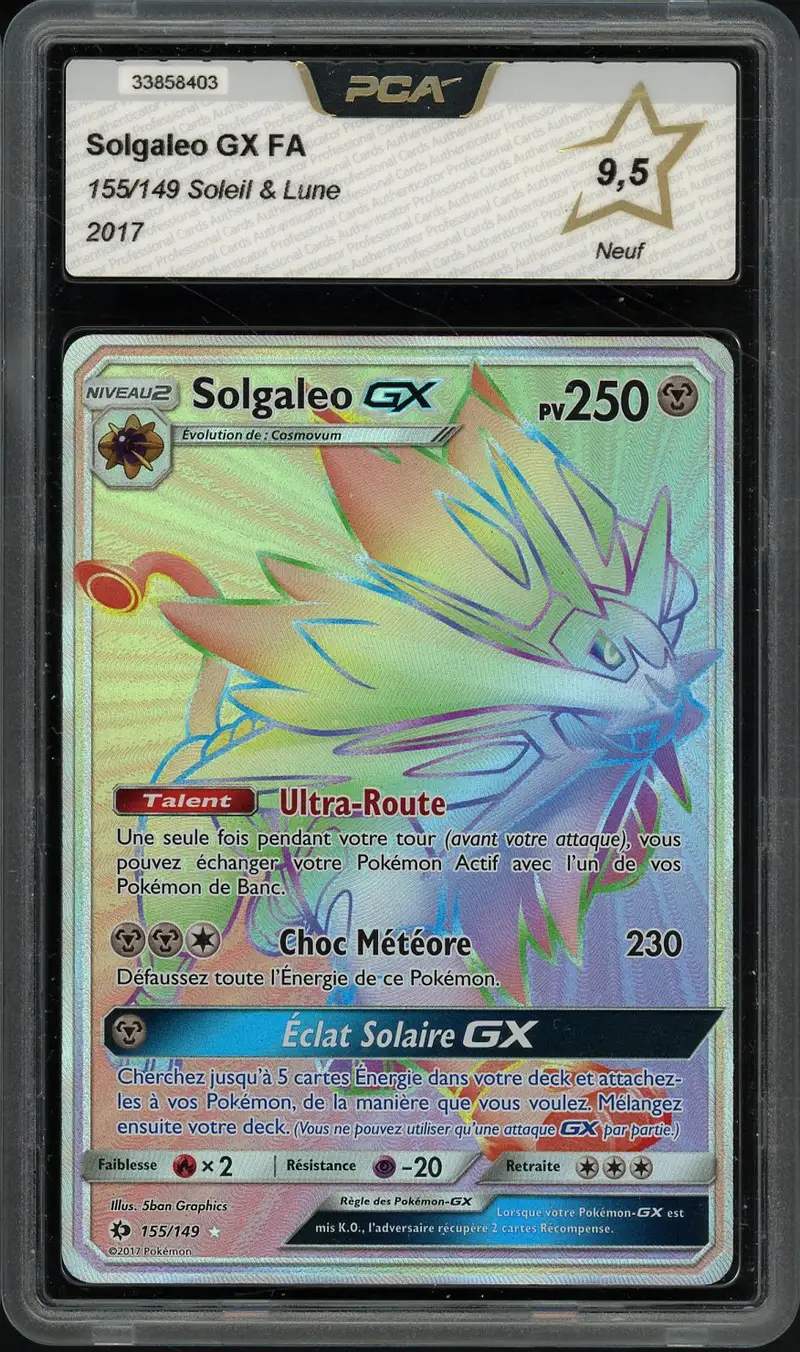 pokemon card solgaleo gx (Full Art) 143/149 Pokmon Hit Points250 HP Form Solgaleo GX SM104 PTCGO Code