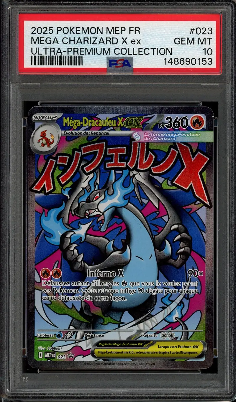 PSA 10 Méga-Dracaufeu X Ex