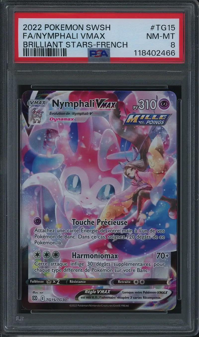 PSA 8 Nymphali VMax