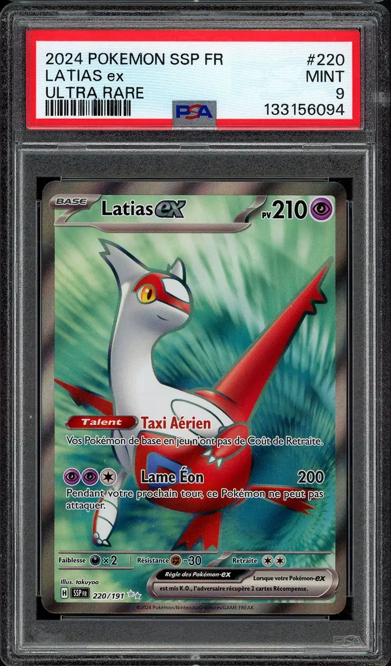 PSA 9 Latias Ex