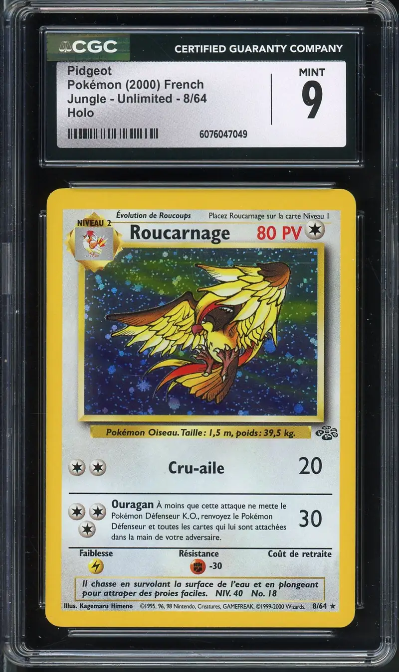 CGC 9 Roucarnage Holo