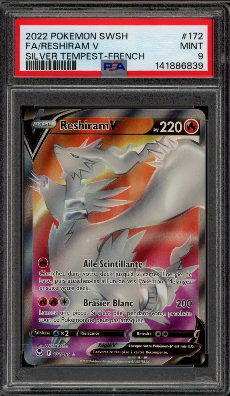 PSA 9 Reshiram V