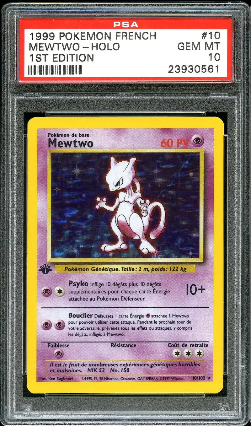 PSA 10 Mewtwo Holo