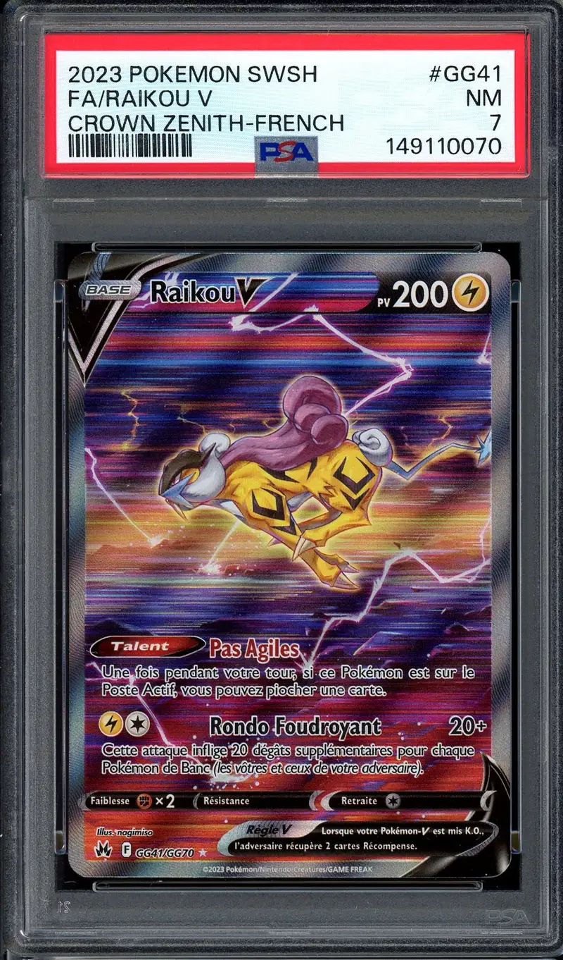 PSA 7 Raikou V