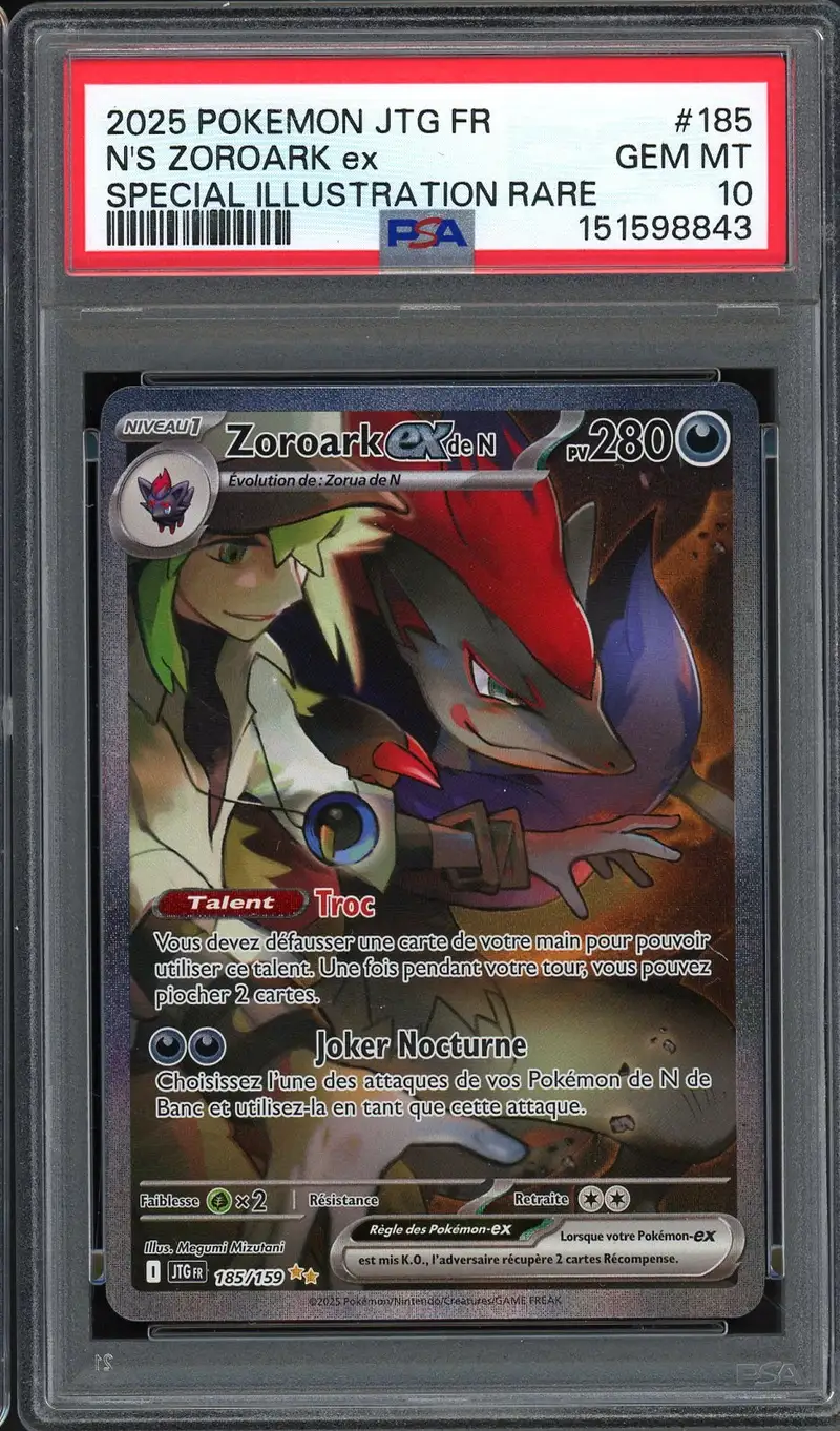 PSA 10 Zoroark Ex de N