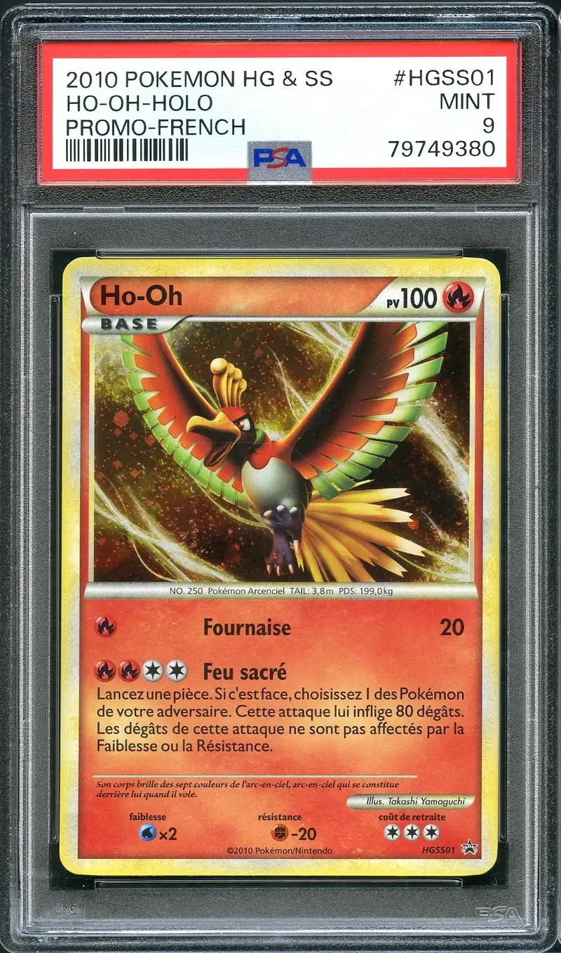 PSA 9 Ho-Oh Holo