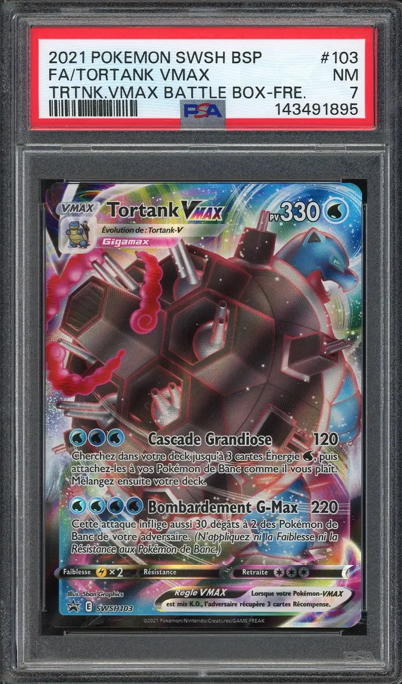 PSA 7 Tortank VMax