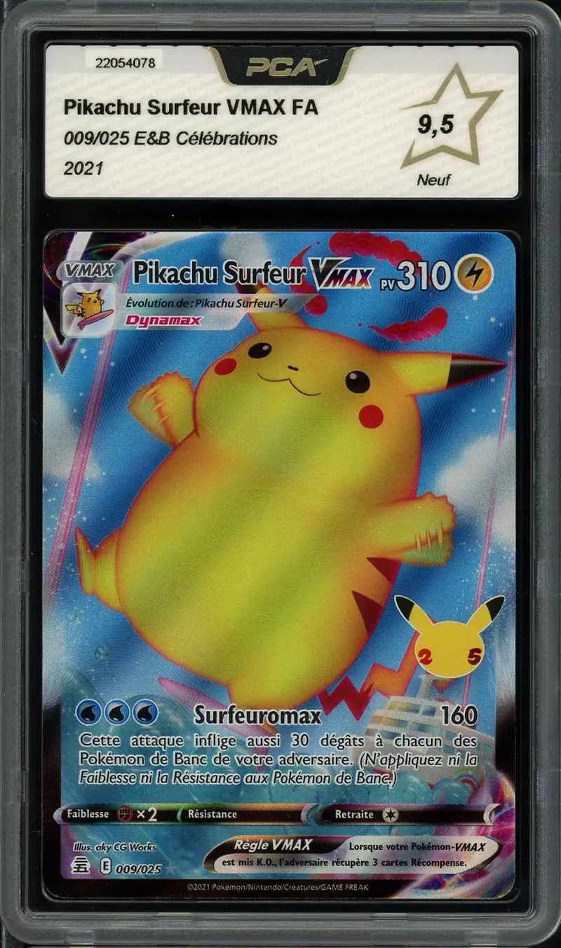 PCA 9.5 Pikachu Surfeur VMax