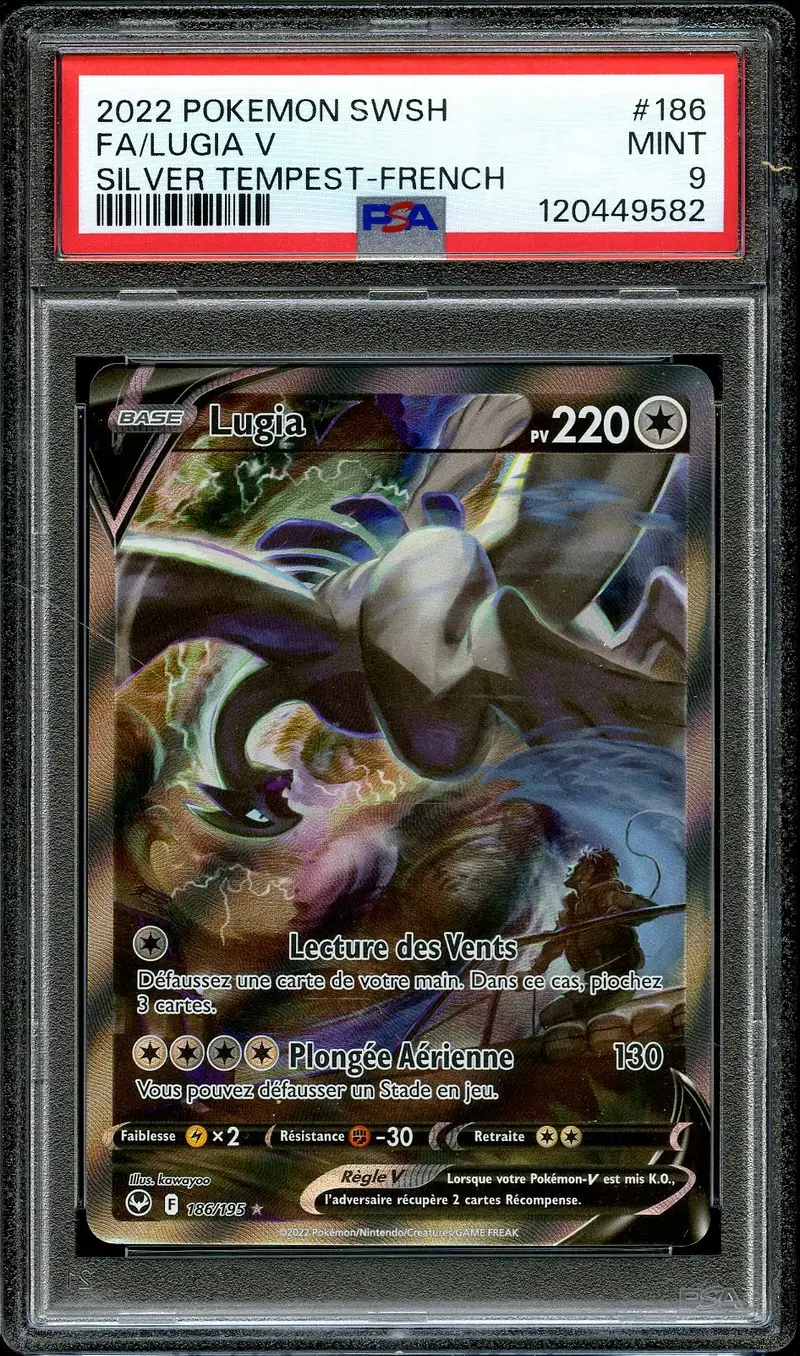 PSA 9 Lugia V