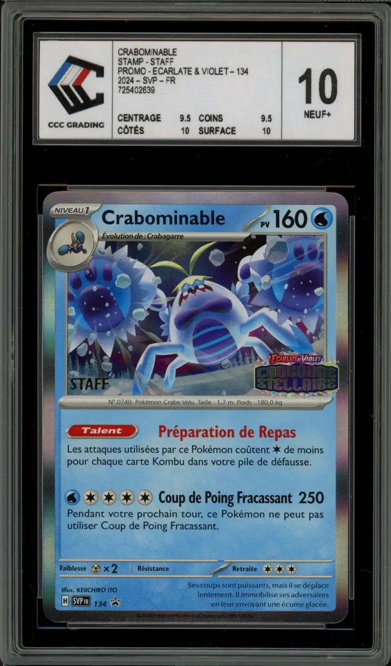CCC 10 Crabominable Holo Prerelease Staff