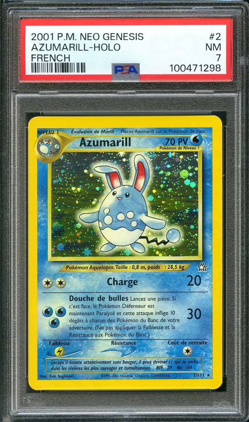 PSA 7 Azumarill Holo