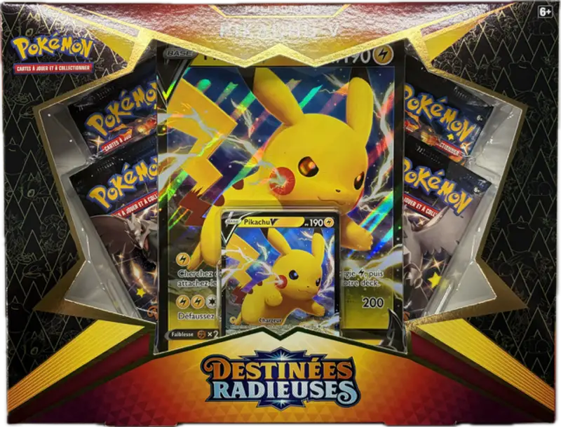 Coffret EB4.5 Destinées Radieuses Pikachu V