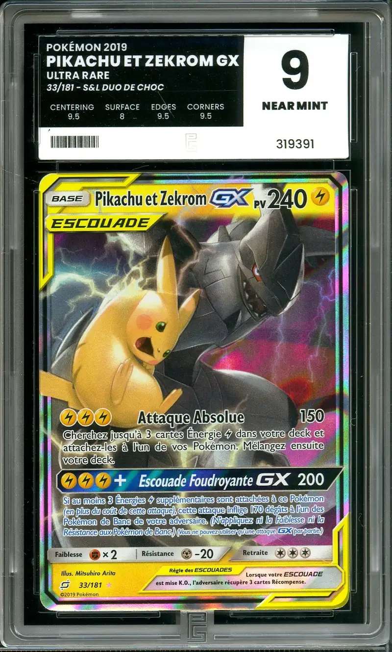 PG 9 Pikachu et Zekrom Gx