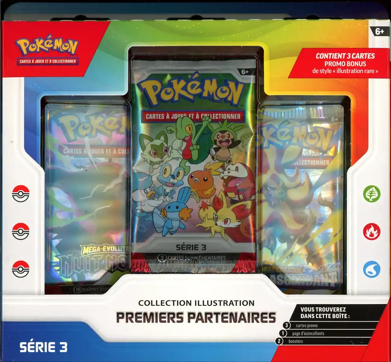 Coffret Collection Illustration Premiers Partenaires Série 3