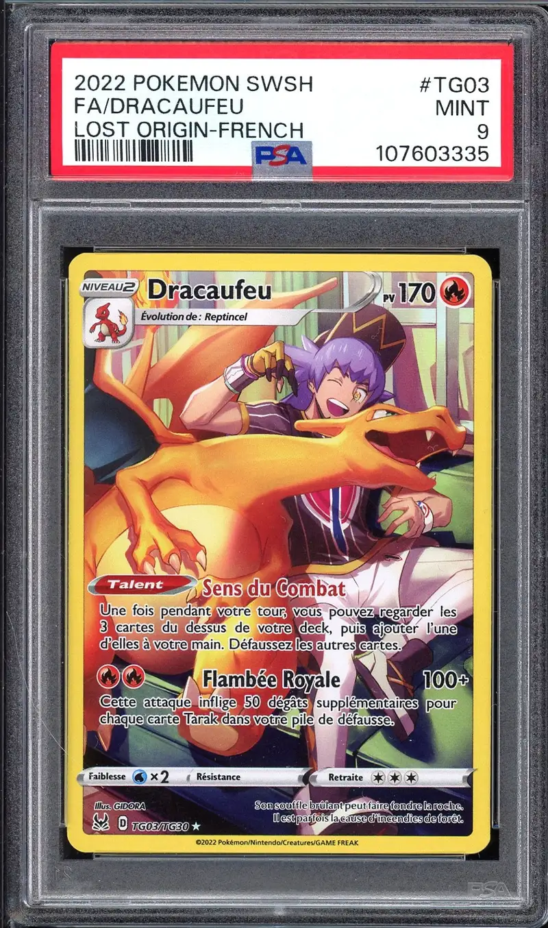 PSA 9 Dracaufeu