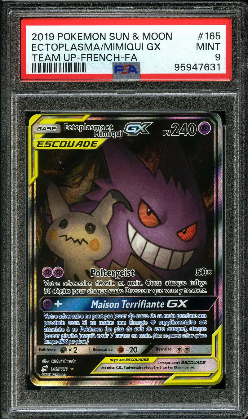 PSA 9 Ectoplasma et Mimiqui Gx