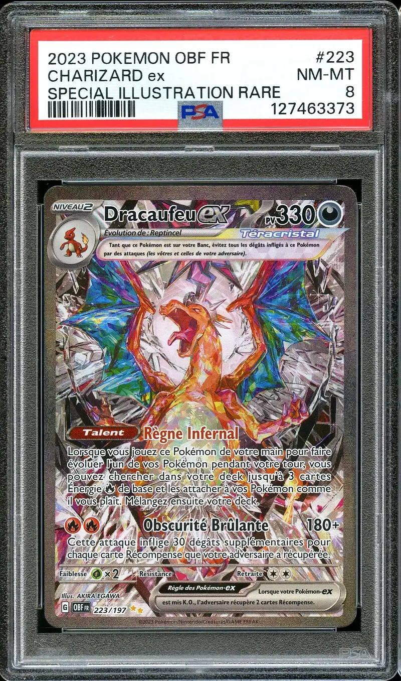 PSA 8 Dracaufeu Ex