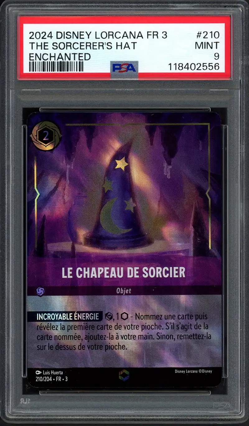 PSA 9 Le Chapeau de Sorcier Enchanted