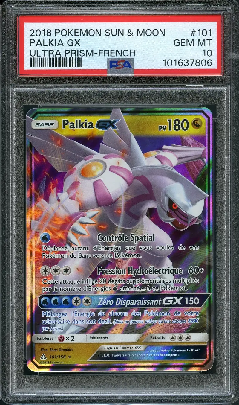 PSA 10 Palkia Gx