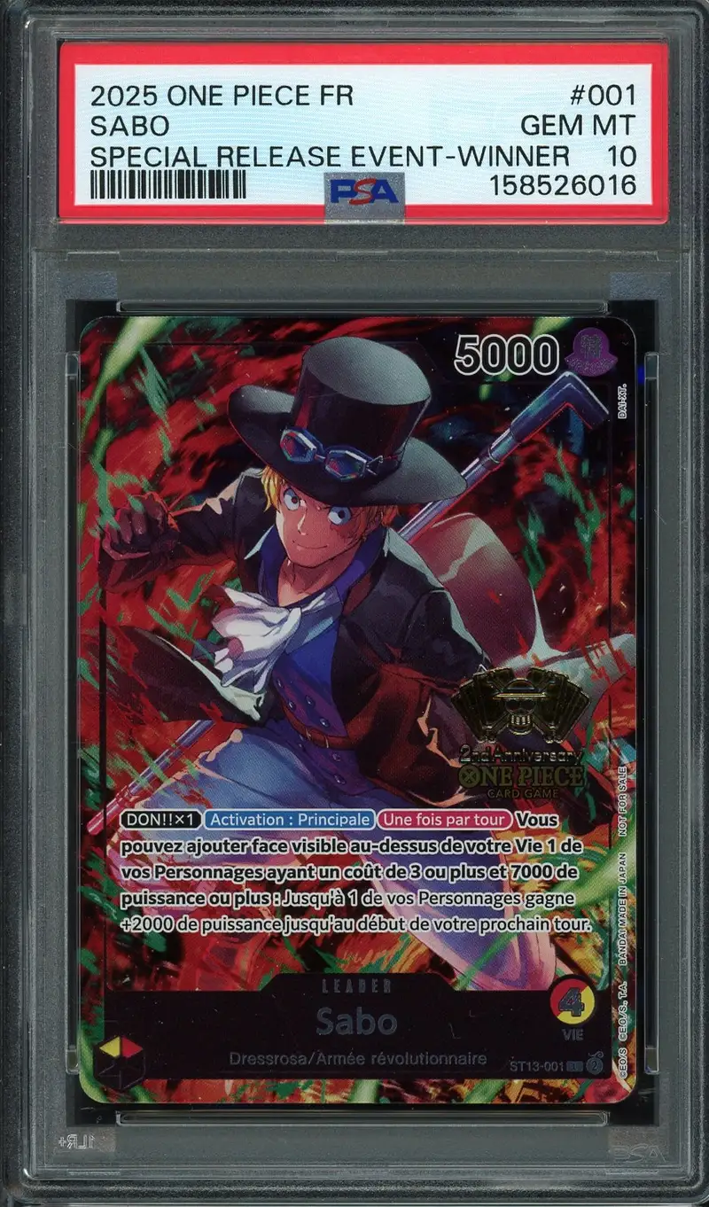 PSA 10 Sabo