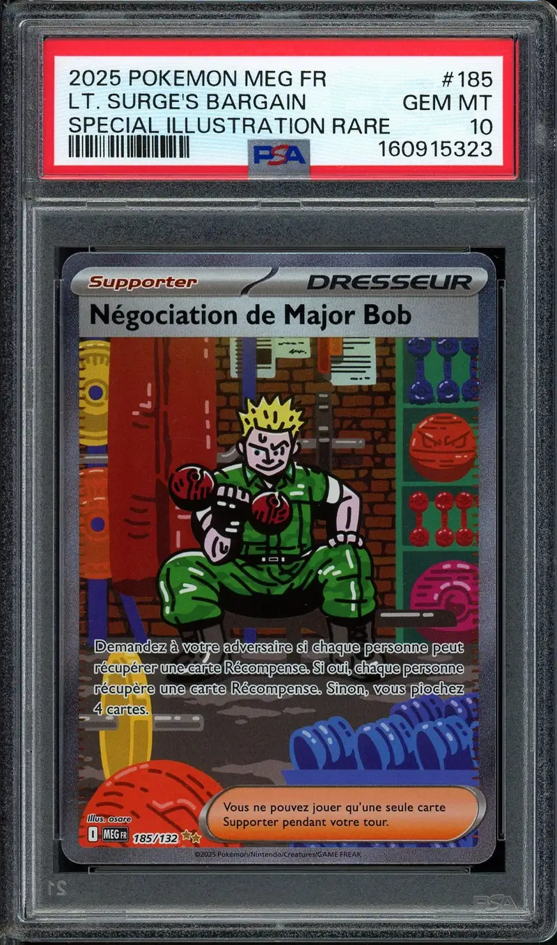 PSA 10 Négociation de Major Bob