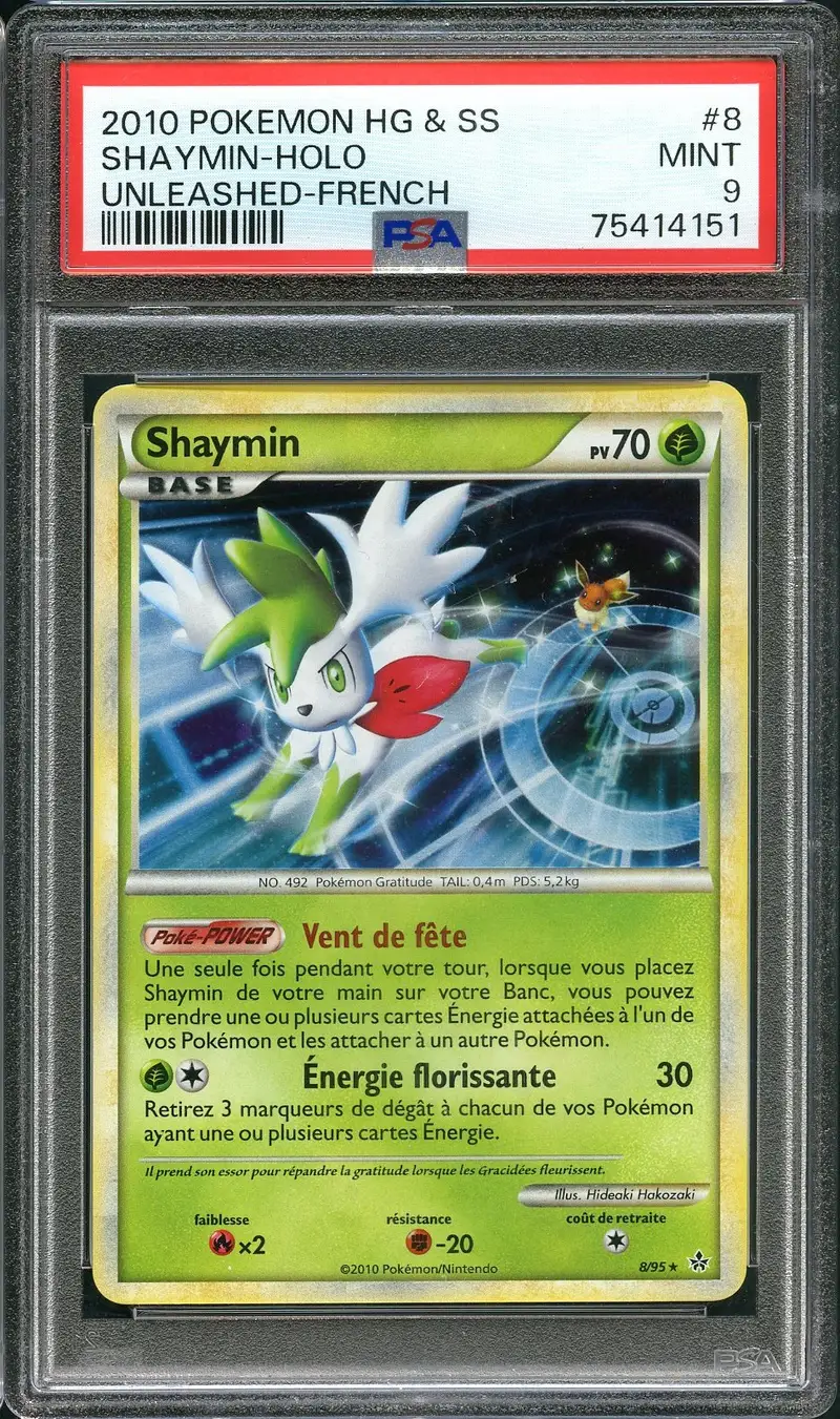 PSA 9 Shaymin Holo