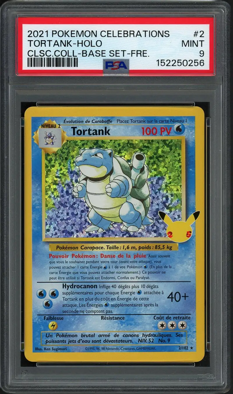 PSA 9 Tortank Holo