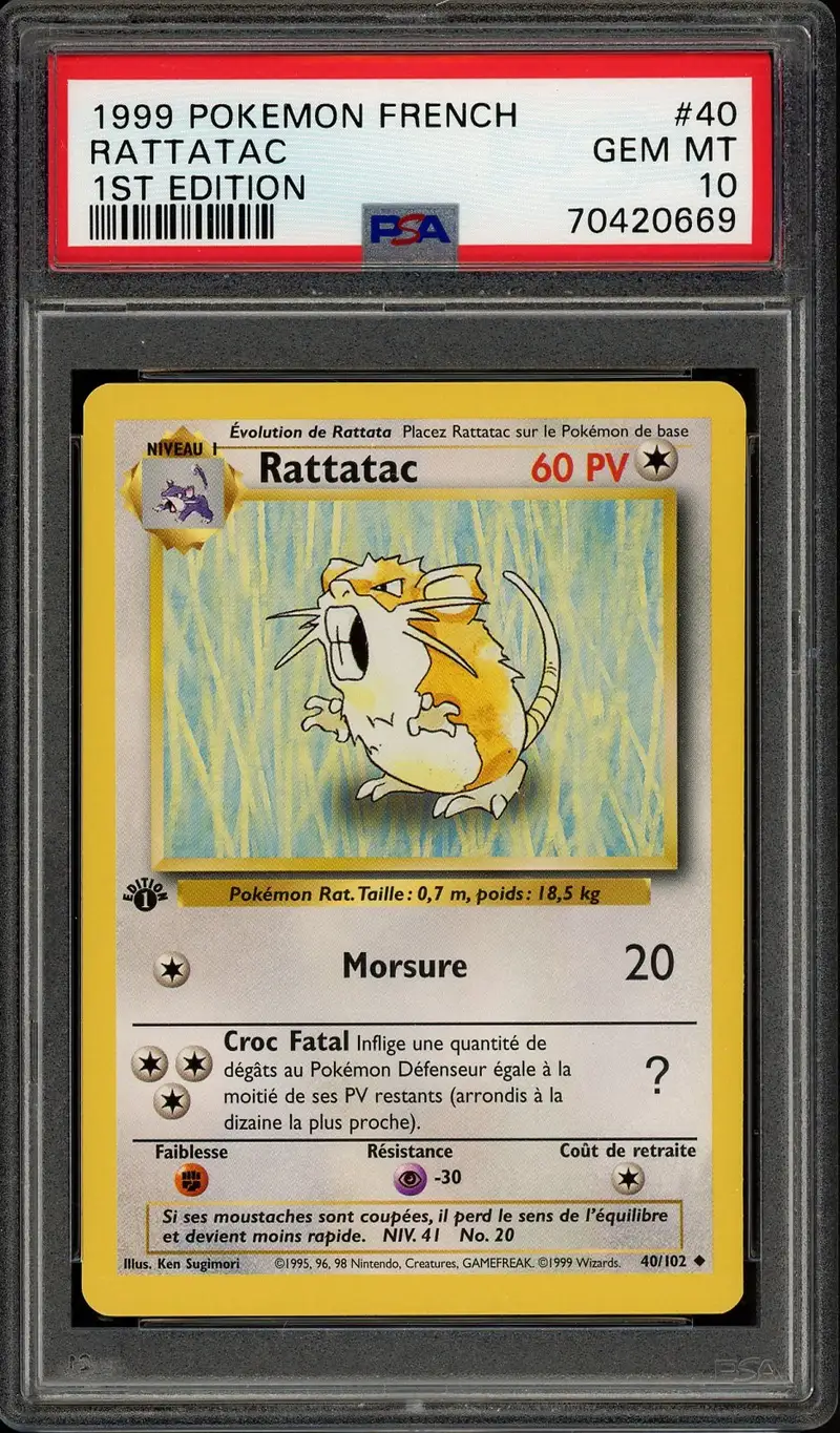 PSA 10 Rattatac