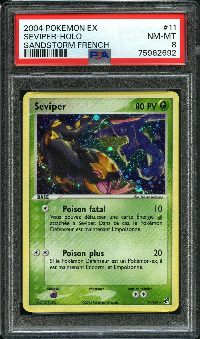PSA 8 Seviper Holo