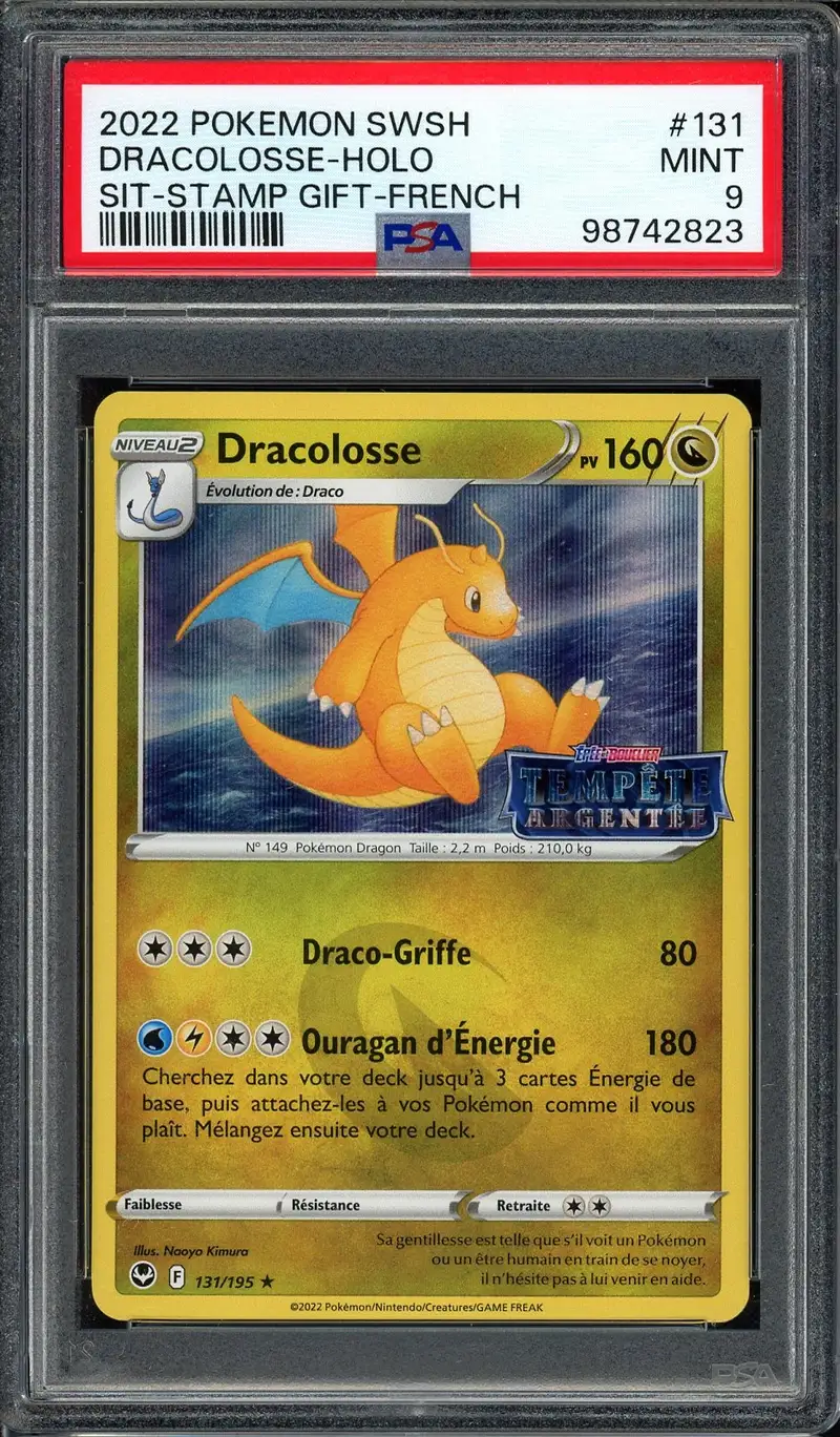 PSA 9 Dracolosse Holo