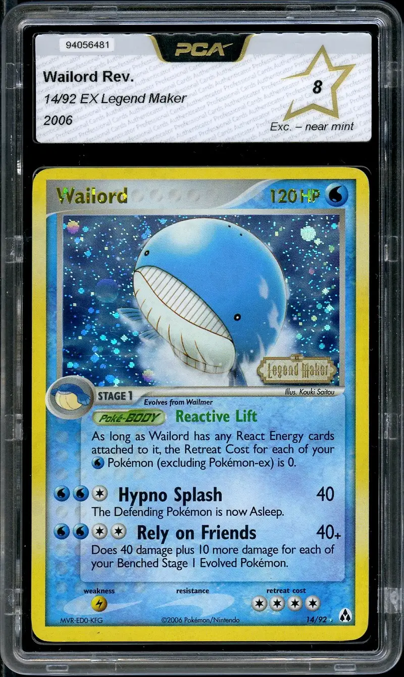 PCA 8 Wailord Holo Reverse