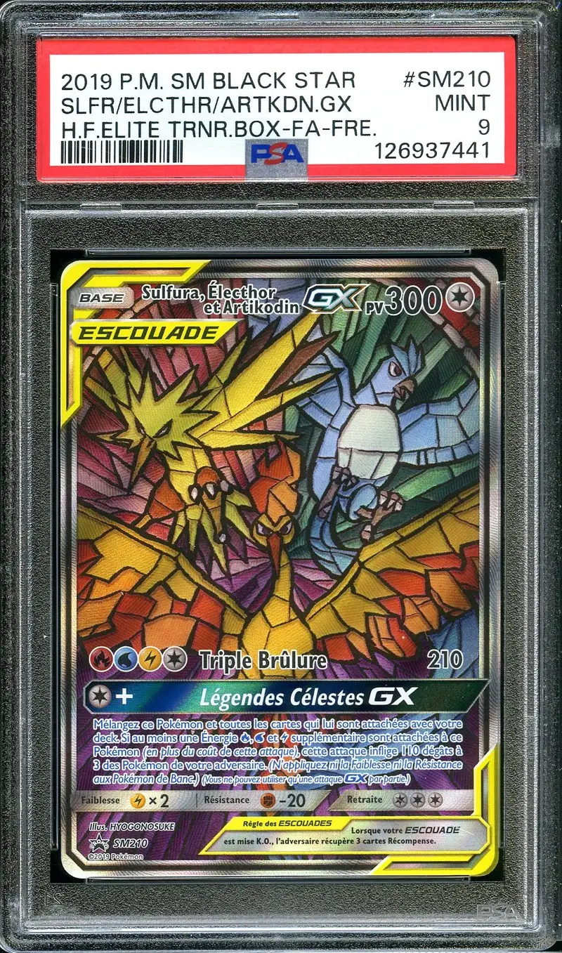 PSA 9 Sulfura, Électhor et Artikodin Gx