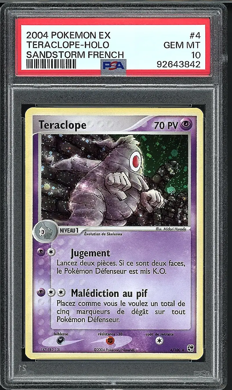PSA 10 Téraclope Holo