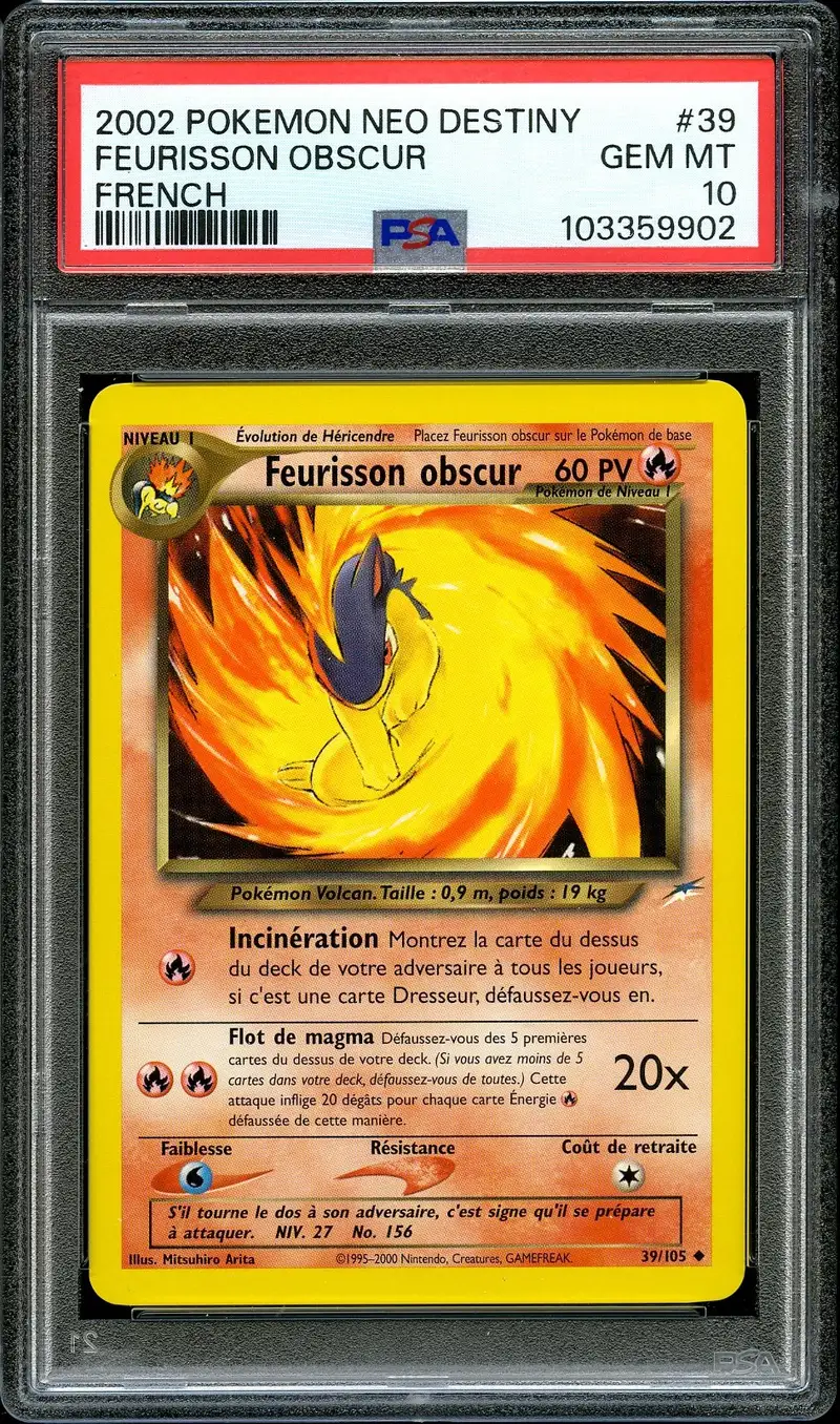 PSA 10 Feurisson Obscur