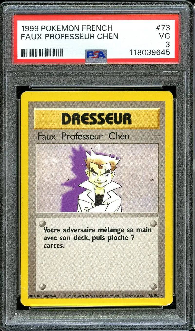PSA 3 Faux Professeur Chen