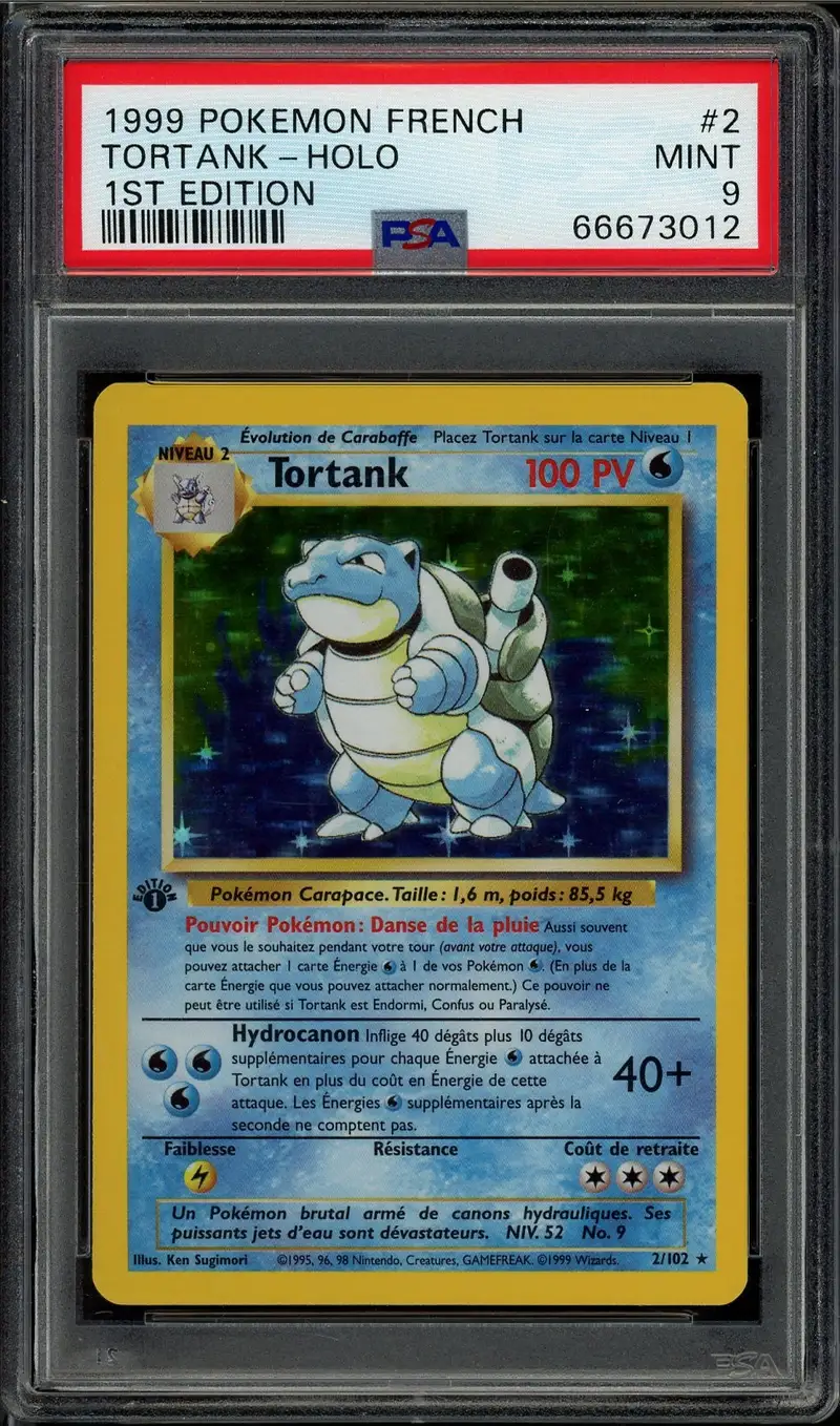 PSA 9 Tortank Holo
