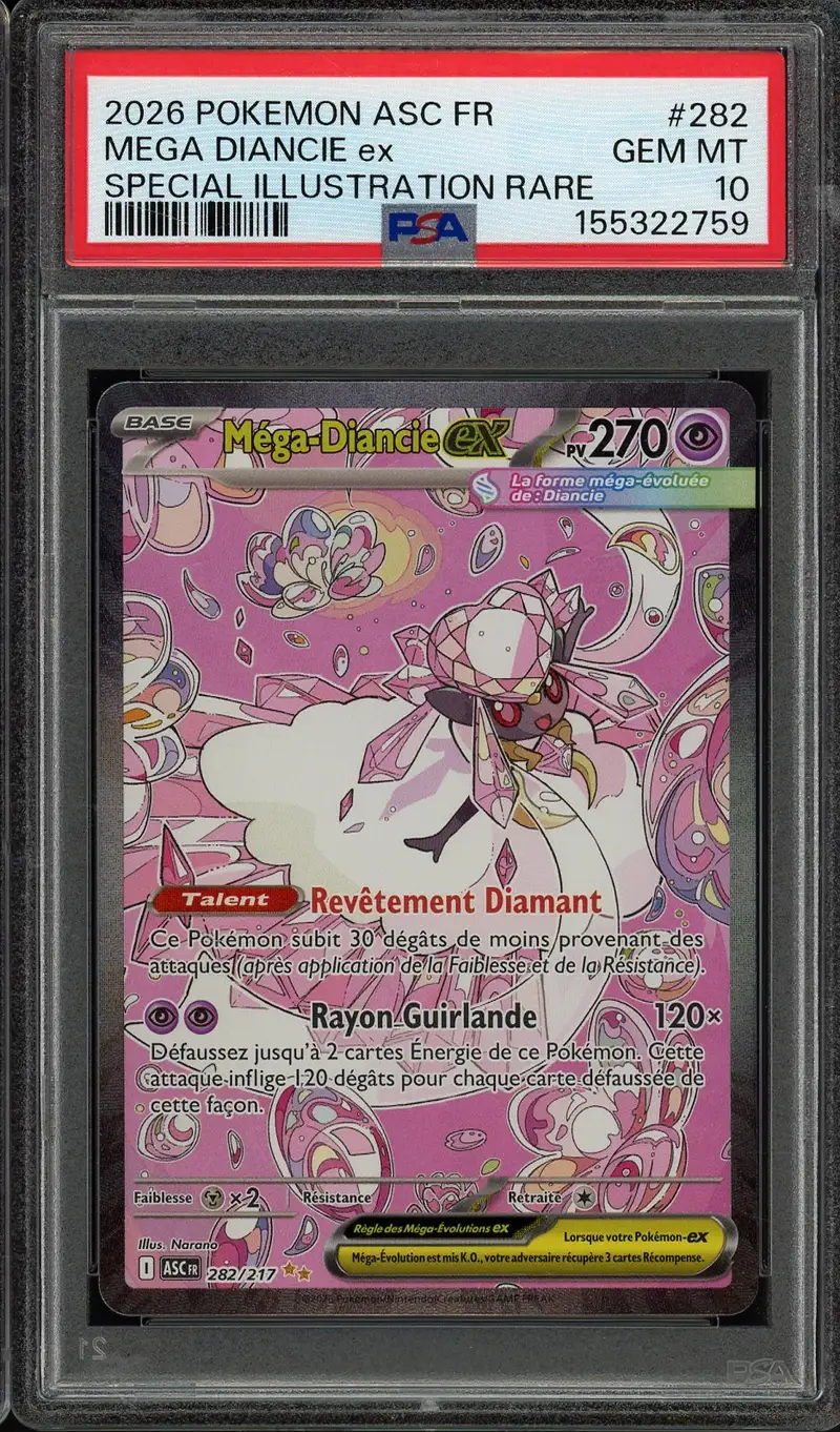 PSA 10 Méga-Diancie Ex