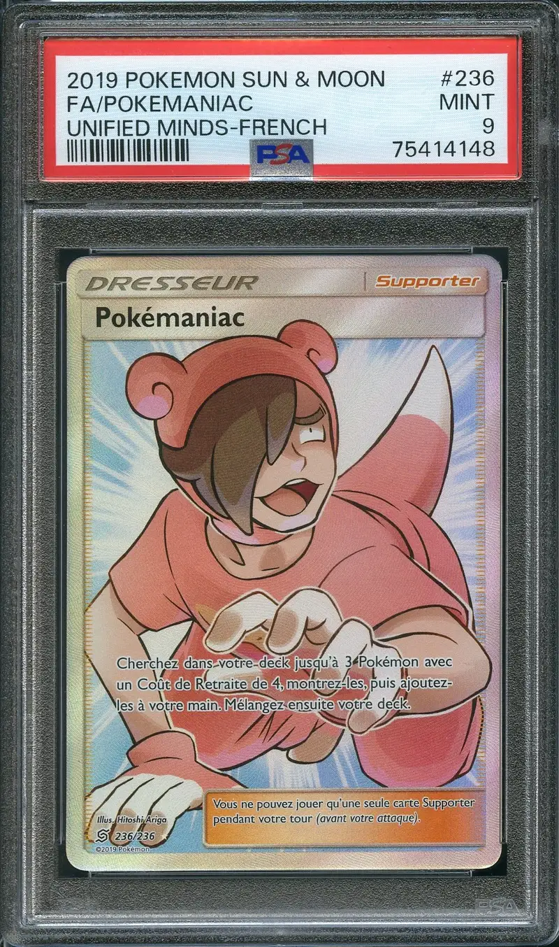 PSA 9 Pokémaniac