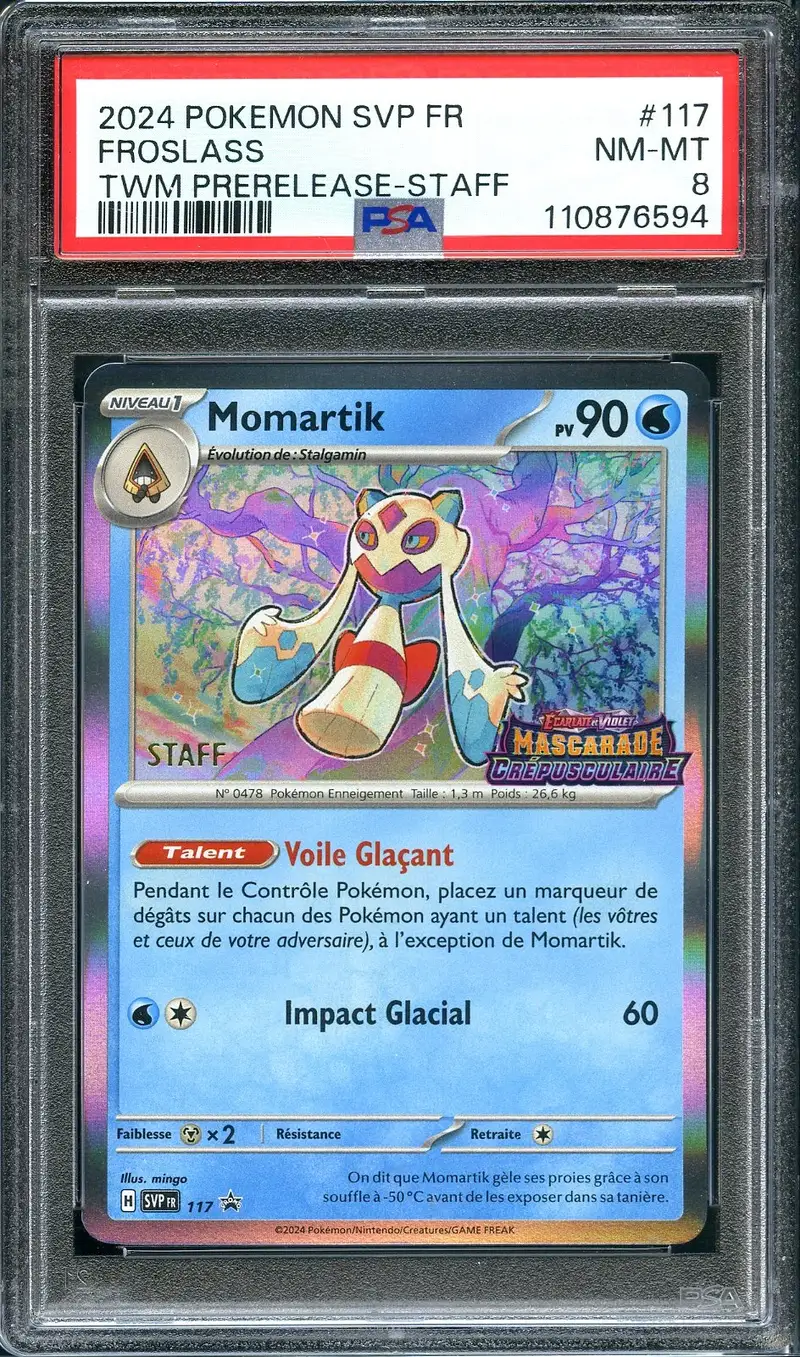 PSA 8 Momartik Prerelease Staff 