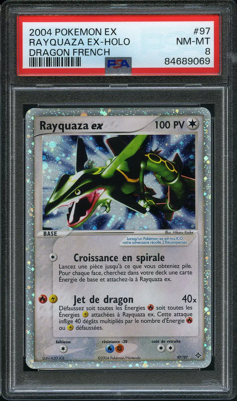 PSA 8 Rayquaza Ex