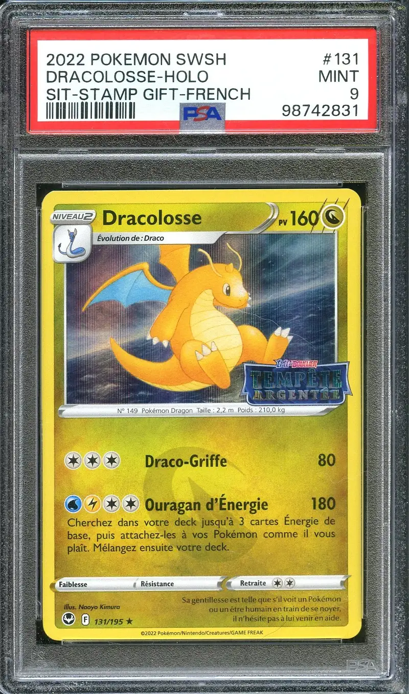 PSA 9 Dracolosse Holo
