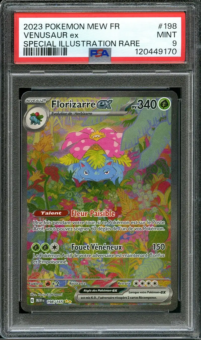 PSA 9 Florizarre Ex