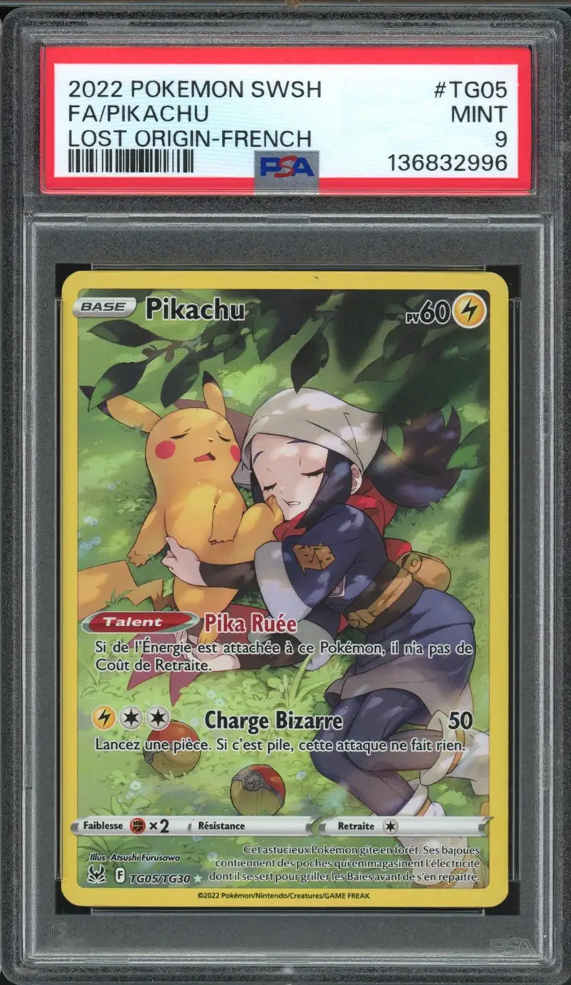 PSA 9 Pikachu