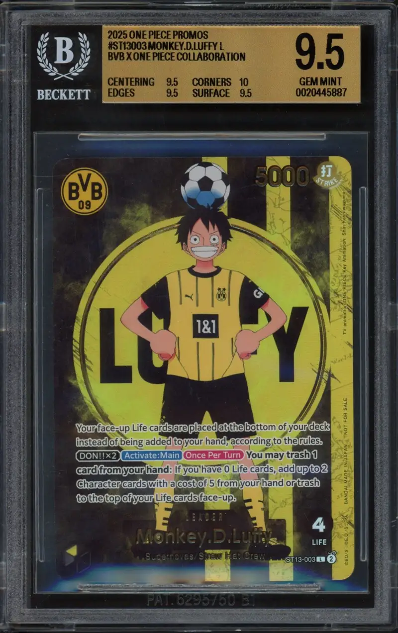 BGS 9.5 Monkey D. Luffy Borussia Dortmund