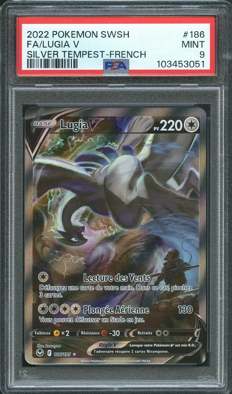PSA 9 Lugia V
