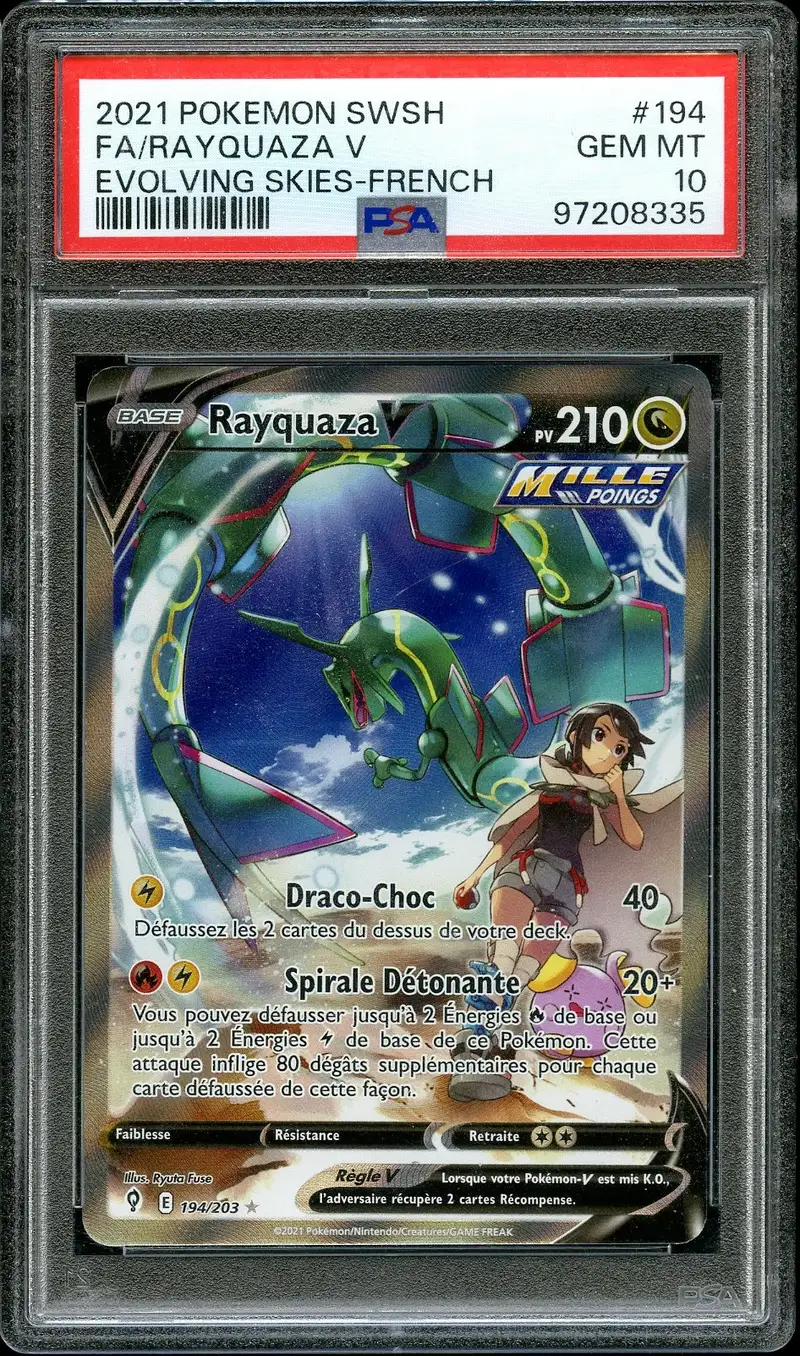 PSA 10 Rayquaza V