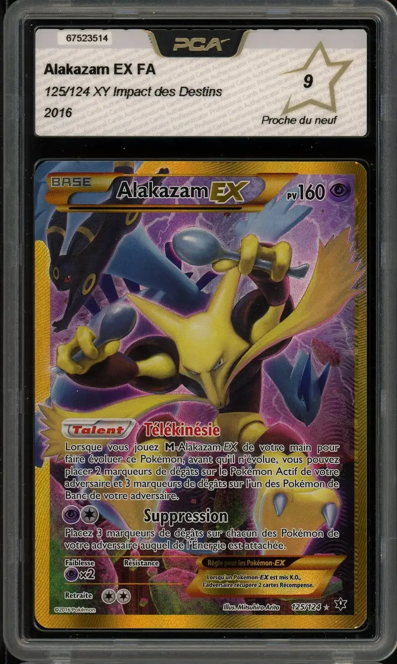 PCA 9 Alakazam Ex Gold