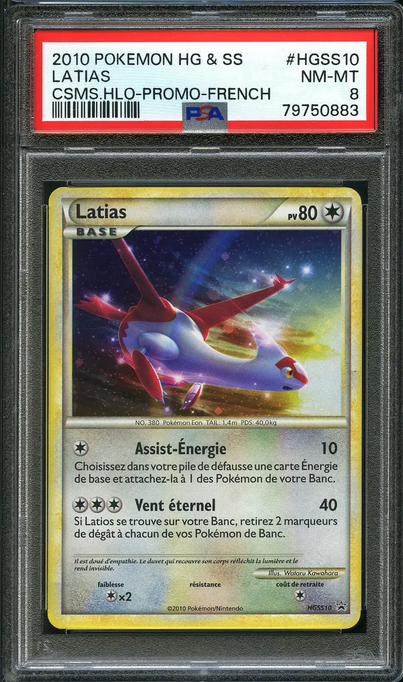 PSA 8 Latias Holo