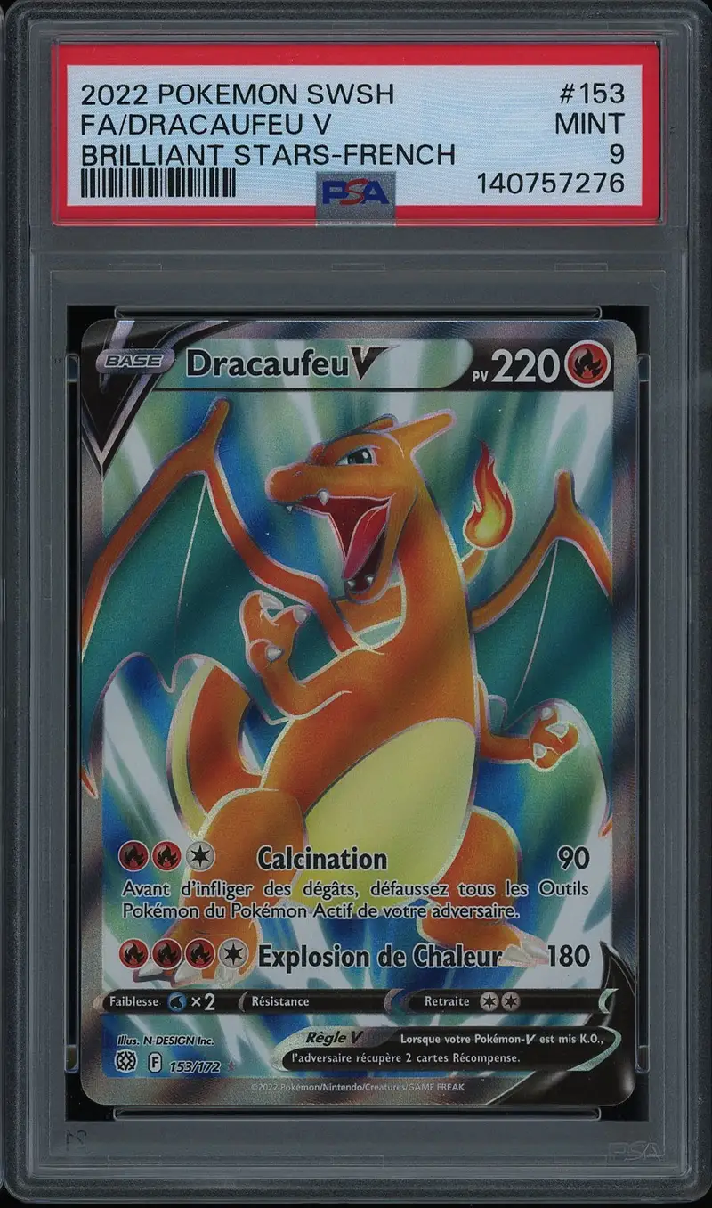 PSA 9 Dracaufeu V